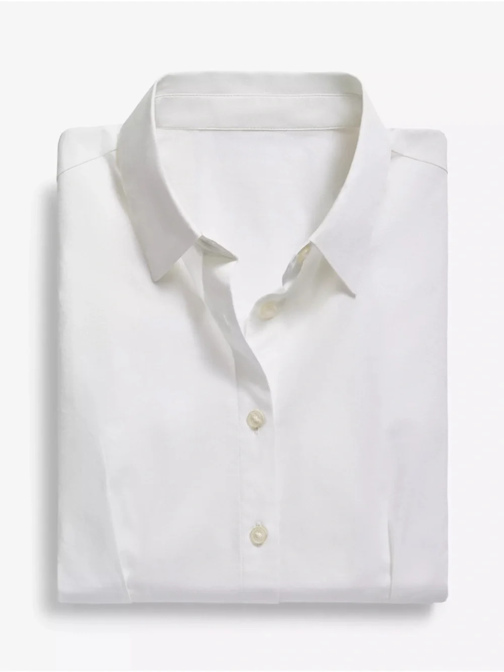Ann Taylor White Button Down Shirt Size S NWT Classic Blouse - Picture 5 of 5